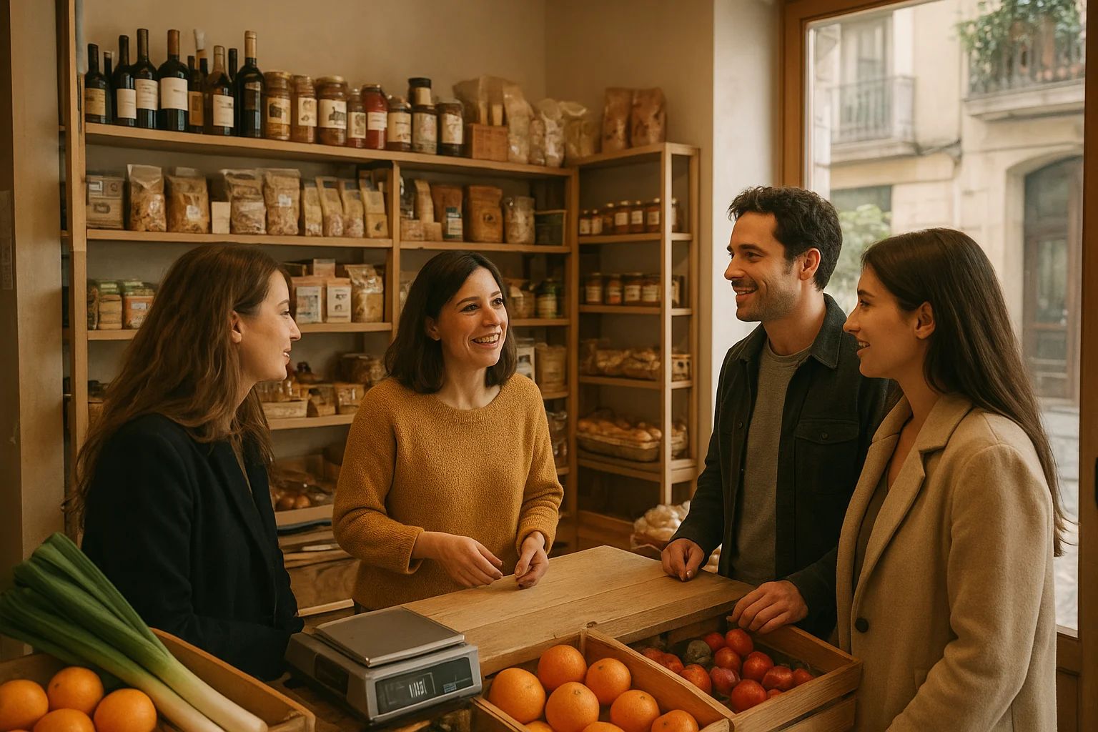Clientes interesados en tienda local en Barcelona