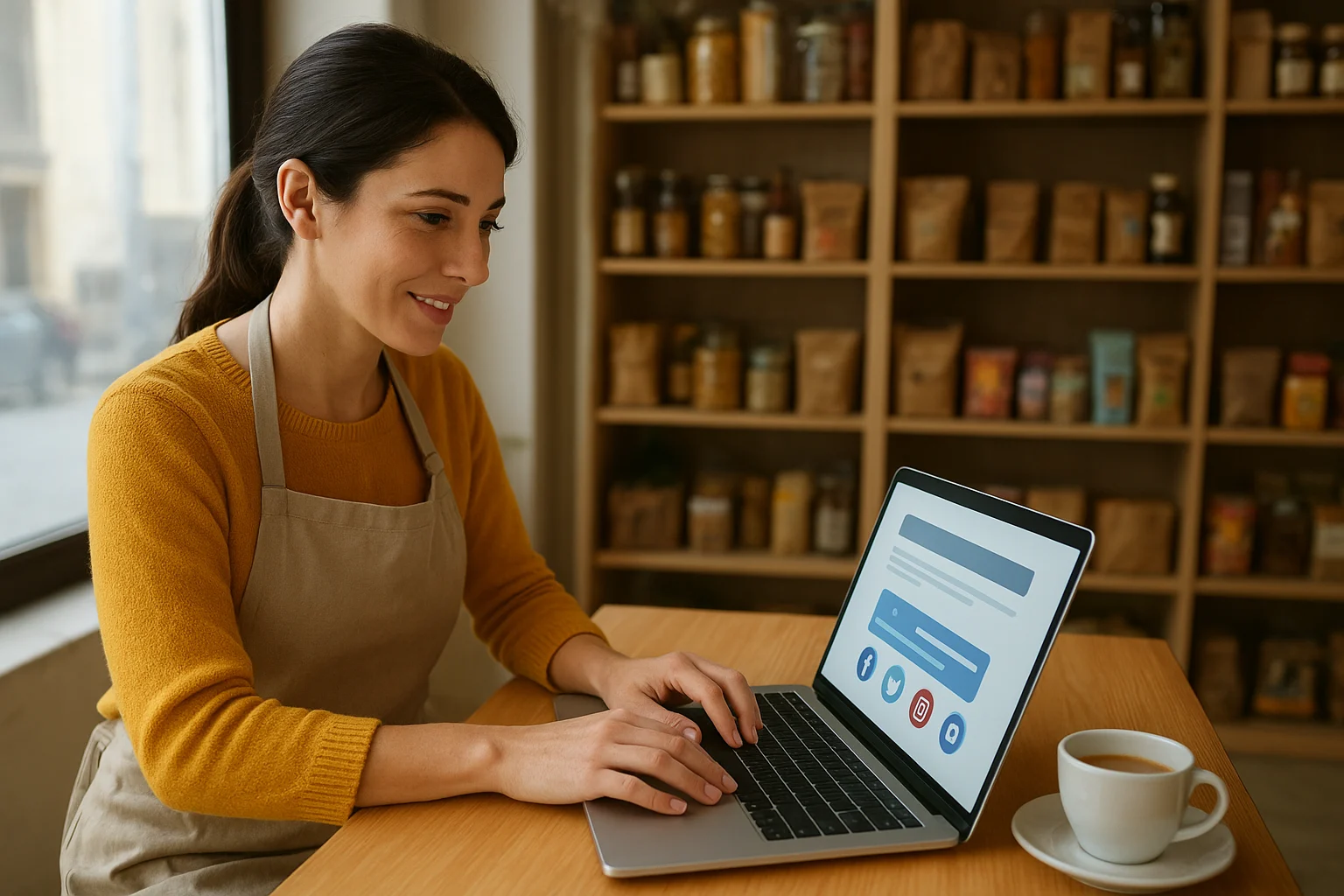 Estrategia digital para negocios locales: integrar página web y redes sociales para destacar